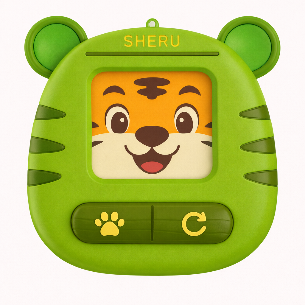Sheru the Tiger Gujarati language learning toy for children ages 2 to 6